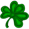 Make a wish! This rare shamrock has four leaves and is thought to bring good luck. Wait... One, two, three... Who stole my lucky leaf?!